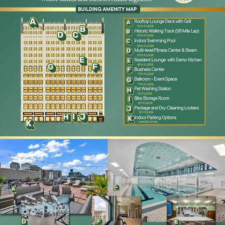 2Br Unit In The Heart Of Dt With View Of Playhouse Square, Pool & Gym Access- 305 Apartment คลีฟแลนด์ ภายนอก รูปภาพ